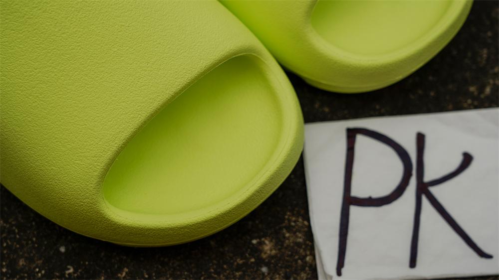 PK GOD adidas Yeezy Slide Glow Green Frosted RETAIL MATERIALS READY TO SHIP